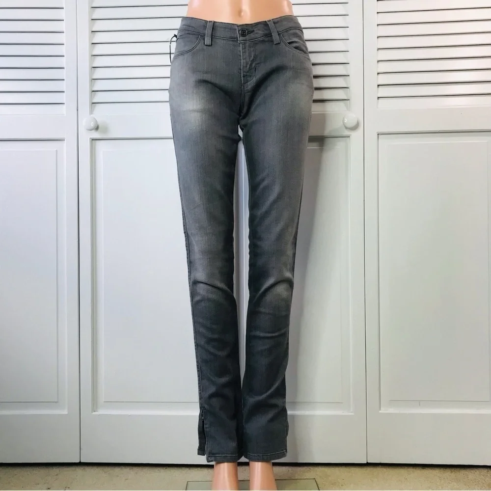 Price is firm New KSUBI Roadie Gray Super Skinny Zip Jeans Size 29